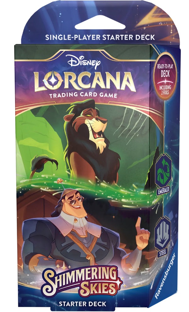 Lorcana - Shimmering Skies - – Starter Deck (Emerald/Steel)