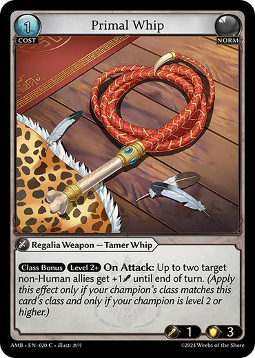 Primal Whip (020) [Mortal Ambition]