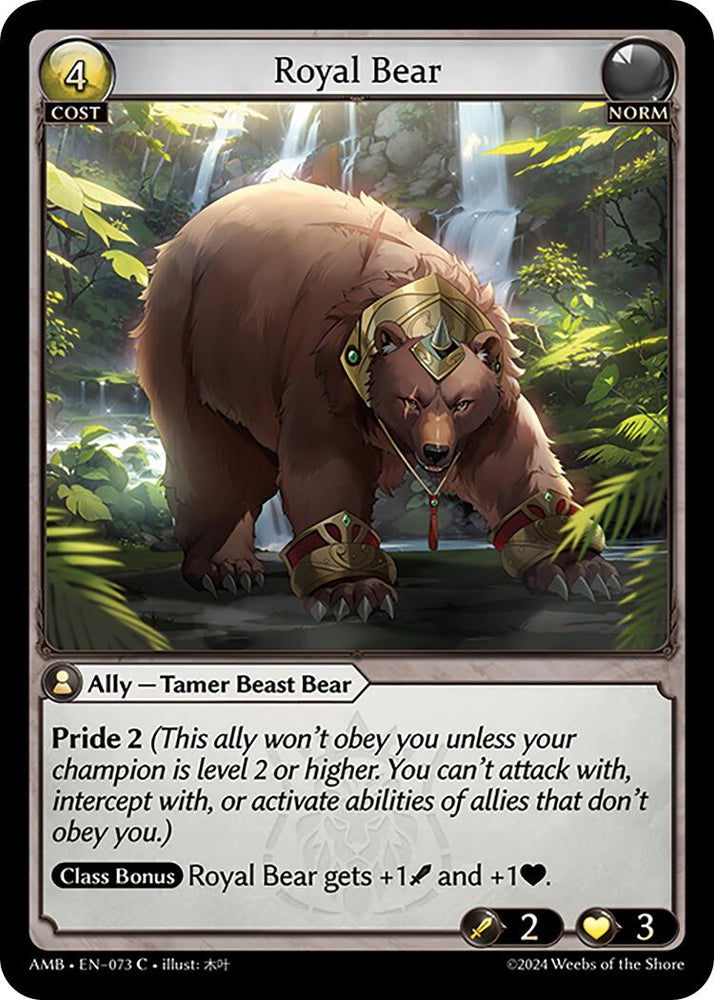 Royal Bear (073) [Mortal Ambition]