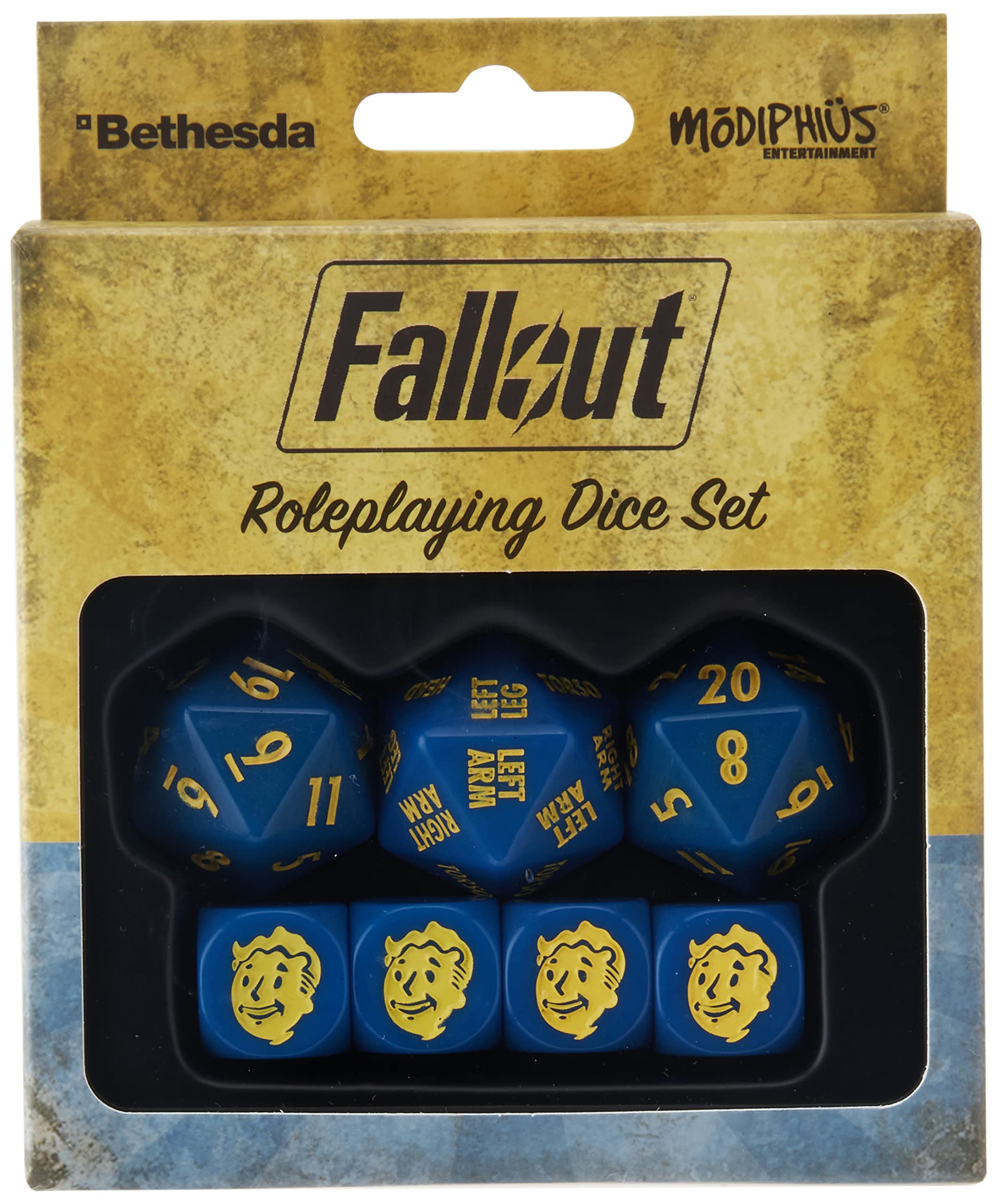 Fallout 2D20 RPG Dice Set