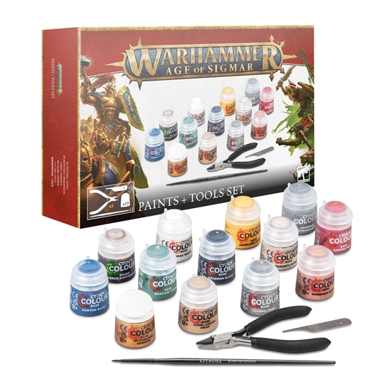 Warhammer: Age of Sigmar: Paints + Tools