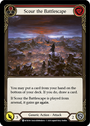 Scour the Battlescape (Red) [U-WTR194] (Welcome to Rathe Unlimited)  Unlimited Normal