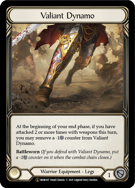 Valiant Dynamo [U-MON107-RF] (Monarch Unlimited)  Unlimited Rainbow Foil